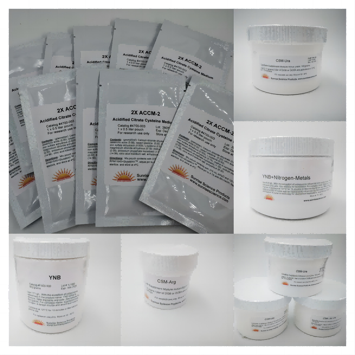 全系列微生物条件培养基及添加物